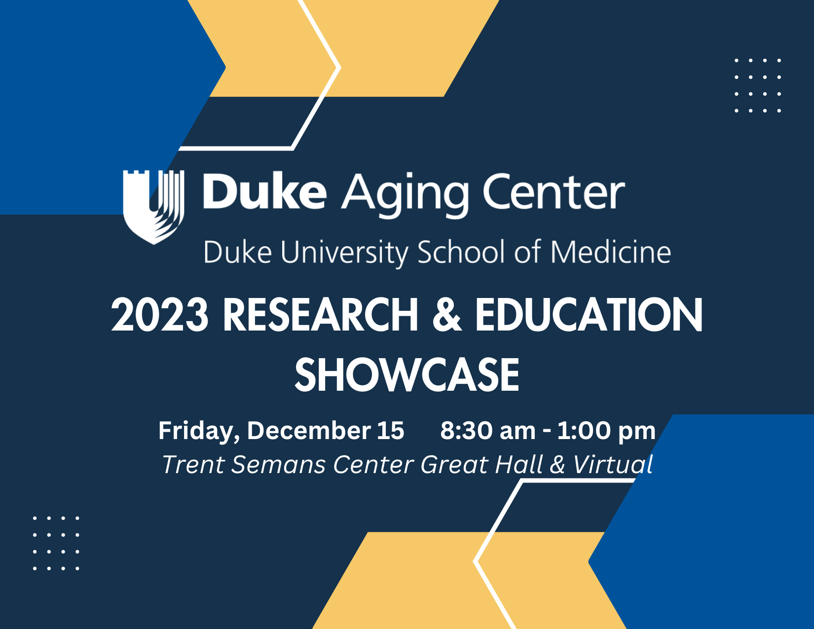 Research and Education Showcase December 15 2023