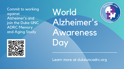 Join the Duke-UNC ADRC Memory and Aging Study