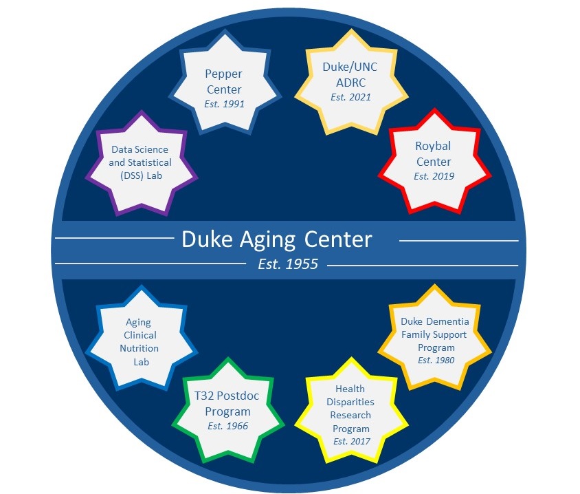 Solar System graphic of Aging Center programs