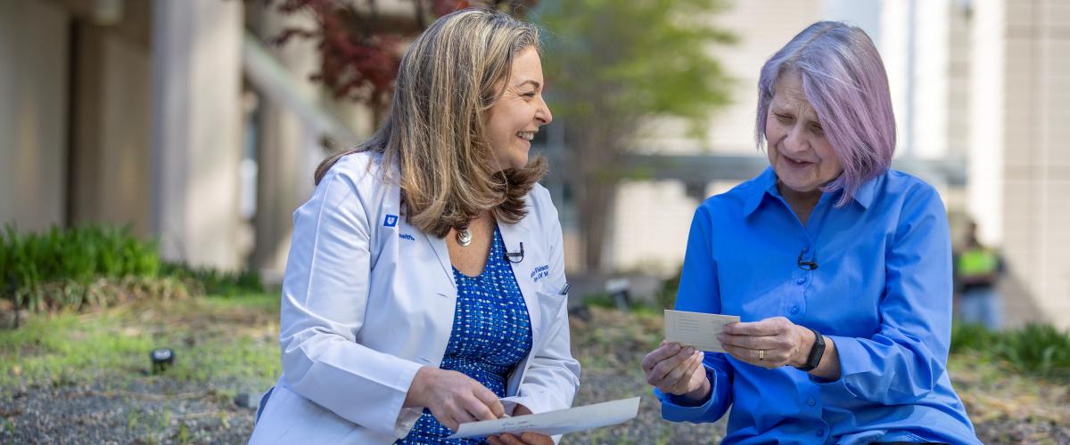 Dr. Whitson and patient